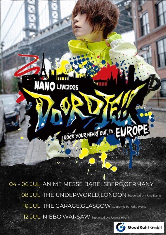 Nano Live 2025 Do or Die Rock Your Heart out in Europe Promo 566x800
